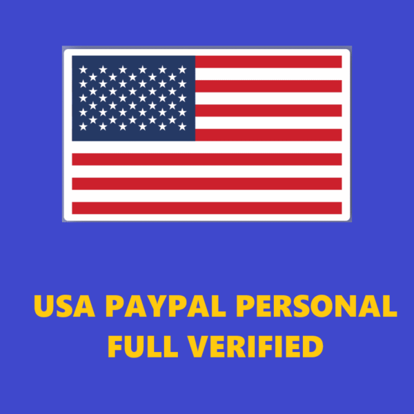 USA PAYPAL PERSONAL ACCOUNT VERIFIED
