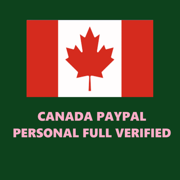 CANADA PAYPAL PERSONAL ACCOUNT VERIFIED