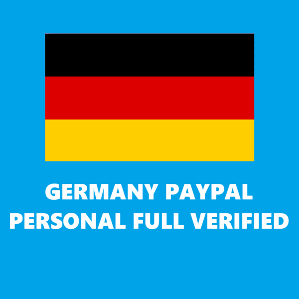 GERMANY PAYPAL PERSONAL ACCOUNT VERIFIED