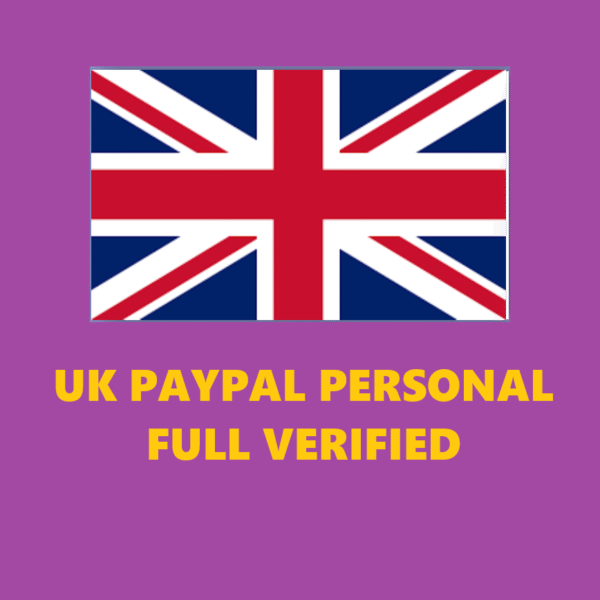 UK PAYPAL PERSONAL ACCOUNT VERIFIED