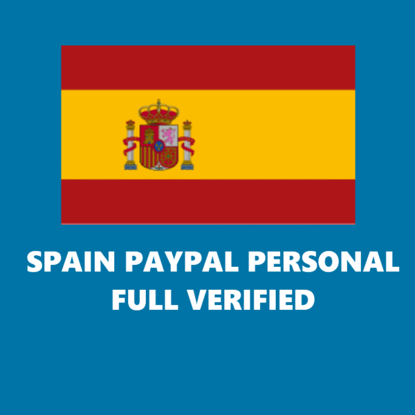 SPAIN PAYPAL PERSONAL ACCOUNT VERIFIED