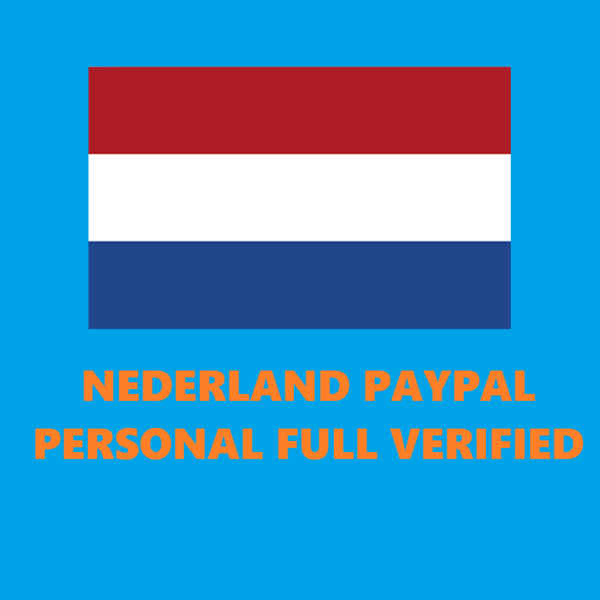 NEDERLAND PAYPAL PERSONAL ACCOUNT VERIFIED
